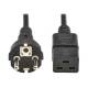 Eaton Power Quality POWER CABLE SCHUKO TO C19