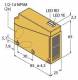 Turck Q85BB62D-T9-B Opto Sensor Diffuse light scanner 3034270
