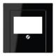 Jung A569BFPLTSW cover for TAE shatterproof series A black