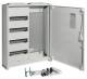 Hager FWB42K4 field distributor AP 48PLE with telecom field and slotted door