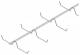 Niedax DT 50.200 DV ceiling support Wf 50x200x2000mm wire Ø5.0mm steel wire