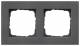 GIRA 0212235 cover frame 2f flat Gira E2 anthracite