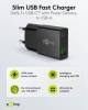 Goobay USB-C™ PD GaN Dual-Schnellladegerät Slim (20 W) sc