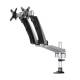 StarTech.com Dual Monitor Arm - One-Touch Height Adjustment - Stackable - Tool-less Assembly