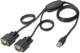 DIGITUS USB 2.0 connection cable 2.0 -2x RS232 cable 1.5m, black