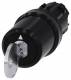 Siemens 3SU10005BM010AA0 key switch CES 22mm round trigger: O