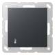 Jung A2178BFORTSANM KNX object controller without adjusting wheel, 4-fold. A/AS anthr.matt