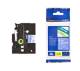 Brother TZe-535 Label Tape - 12 mm Width x 8 m Length - Direct Thermal - Blue - 1 Roll