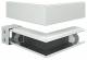 Hager FWKP6006039016 outside corner FWK-Plus 60x60 mm white powder-coated