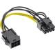 InLine® Internal Power Adapter 6 Pin / 8 Pin f. PCIe PCI-Express graphics cards