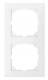 Merten MEG4020-3619 M-Pure-frame 2gang polar white,