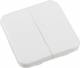 ELDAT RTS33-ACC-01-02P 2 buttons on/off white for wall button RTS33