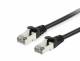 Equip 615592 Patch cable Cat6 S/FTP 2xRJ45 1.50 m black LSZH poly bag