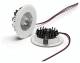 Vossloh-Schwabe 551758 Houben LED Spot Start Line 3000K warmweiß Rahmen silber
