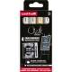 Mitsubishi Marker UNI CHALK MARKER PWE-5M 4x sort.