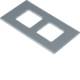 Hager GTVDM082 Montageplatte für GTVD200/ 300 Datenmodul 2fach RJ45 20,1x19,5mm