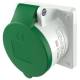 Mennekes 1800 mounting socket TwinCONTACT 32A 5p 2h >50–500V