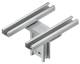 Niedax KIDK80 clamp top plate KIDK 80, cruising to profile hot-dip galvanized