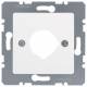 Berker 14321909 Zentralpl f signaling and control equipment, 22.5 mm central plate system, polar white