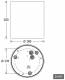 Lts Licht und Leuchten 635911 LTS TPSA 180.1130.11 / DALI, surface-mounted downlight Topas TPSA LED 12W 830