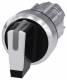 Siemens 3SU10522BL600AA0 Knebelschalter beleuchtbar 22mm rund schwarz weiß