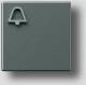 Siedle TM612-4/BTM650-04 DG Klingeltaste Glockensymbol Dunkelgrau 029947