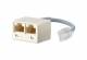 UAE adapter - RJ-45 plug to jack 2xRJ45 8 (4)