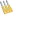 Hager KWJ02D3 Isolierter Querverbinder 2,5 mm² 3fach Stecktechnik