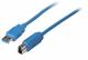 Kabel USB, A(St) => B(St), 3,0m, USB3.0, blau,