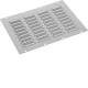Hager MES-LS04 Lüftungsschlitzflansch 1,25 mm IP20 298x200 (BxT)