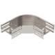 OBO Bettermann 6036650 RB 90 610 A4 Bogen 90° für Kabelrinne horizontal