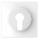 Merten MEG3886-6035 central plate change latching switch insert lotus white