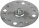 Dehn + Soehne 297015 Dehn BP D100 GBM8 4XB10 4XB4 STTZN mounting plate D100mm with bolts