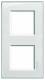 Legrand LNA4802M2KA LEG BTicino Light Rahmen AQU 