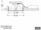 Lts Licht und Leuchten 642796 LTS CSAFL 43.2040.50 / DALI WEISS, Recessed Downlight LED 29W 2530LM 840