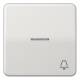 Jung CD590KO5KLG rocker symbol bell with light guide light gray