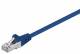 Goobay 68615 CAT 5e patch cable, F/UTP, blue - CCA copper mixture
