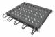 DIGITUS shelf with cable management, 600mm, black
