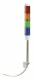 Schneider Electric XVMB2RAGBSB Schneider signal tower 45mm 24V without buzzer continuous light LED rt/or/gn/bl