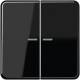 Jung CD10921STRFSW KNX RF button 2f.Duroplast series CD black