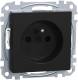 Merten MEG2500-0403 socket with protective contact pin contact protection