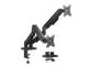 Equip 650131 Desk mount 43,2 cm ( 17 inch )-81,3 cm ( 32 inch )/2TFT 360° gas spring 9 kg black