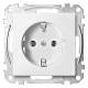 MEG2301-0619 socket Merten, polar white, System M