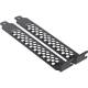 InLine® Slotblech perforiert, 2er Pack, schwarz
