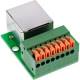 InLine® RJ45 Buchse an Push-In-Klemme, 8pol, Cat.5e