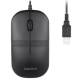 Perixx PERIMICE-503 B, wasserdichte Maus, USB kabelgebunden, schwarz