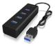 RaidSonic IB-HUB1409-U3 ICY BOX External Hub USB 3.0 zu 4x USB 3.0