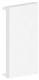 Ggk 12771 Tail for wall duct, BRS3-ES 60x110 / 3, 9010-3-s. 