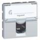 Legrand 079464 data outlet Cat.6 UTP 2M Alu Mosaic