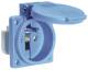 Bals 7111809 Schuko-Anbausteckdose QC16A 3p IP54 blau belg./franz. erh.Ber.schutz